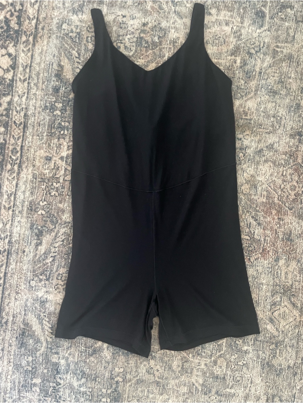 Aerie Black Athletic Spandex Romper